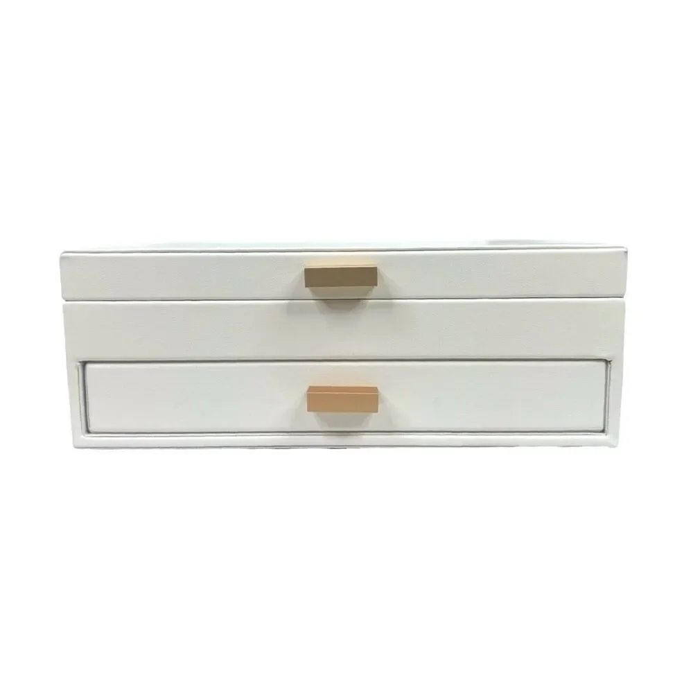a new day Two Drawer Organizer Jewelry Box - 4” x 8” x 11”